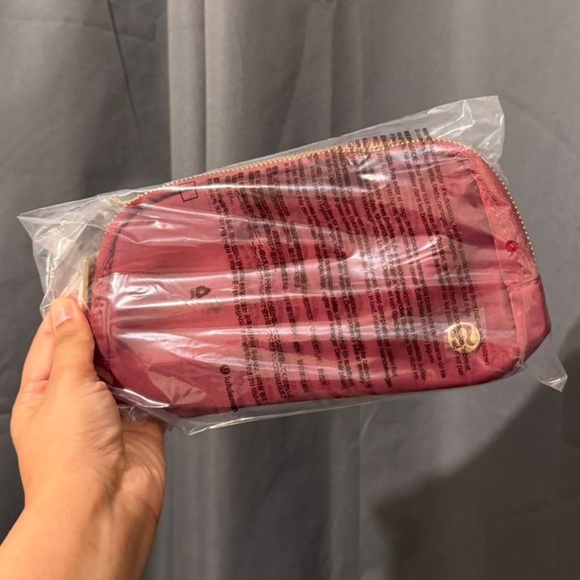 Lululemon Maroon with Golden Detail everyday Belt Bags - Picture 1 of 7